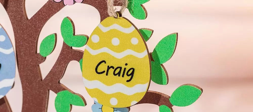 Make Your Easter Celebrations Extra Special with a Personalised Family Easter Tree
