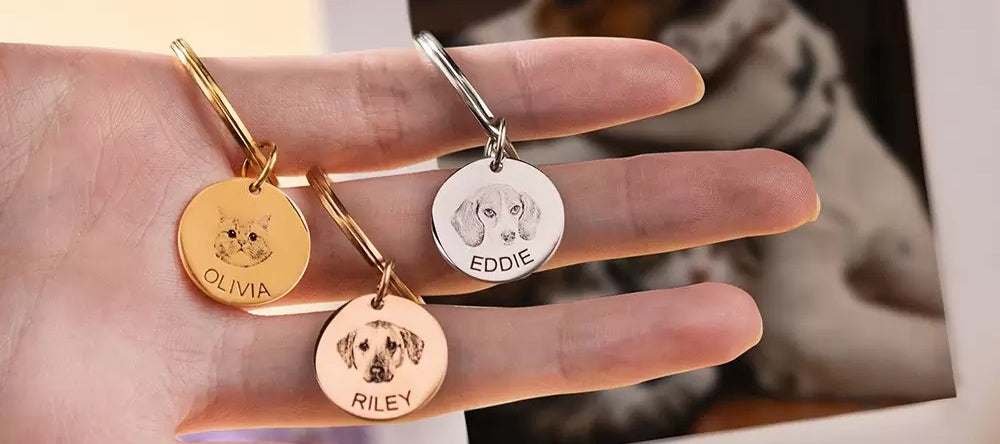 Turn your Fur Baby's Picture into a Custom Keyring - The best way to honor your pets