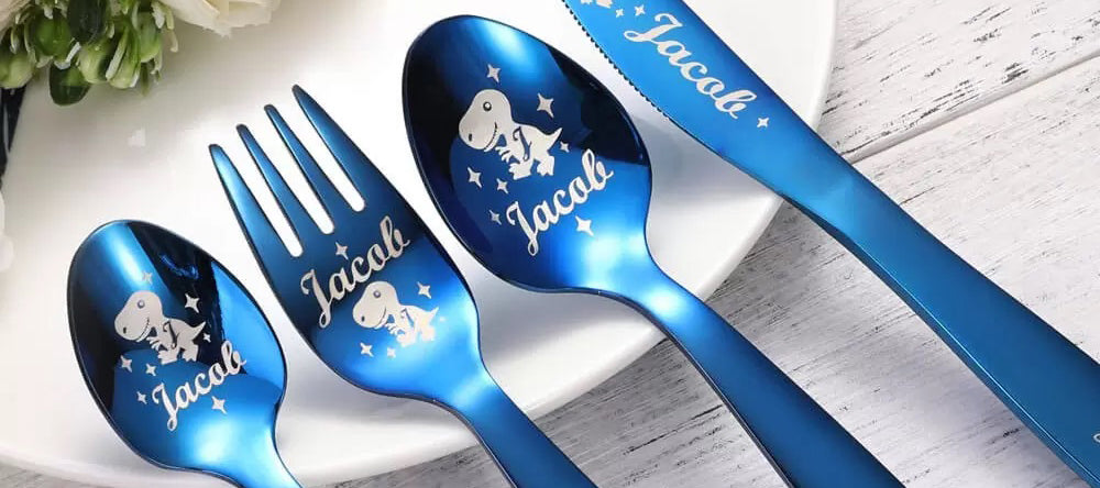 Personalised Children's Cutlery Set