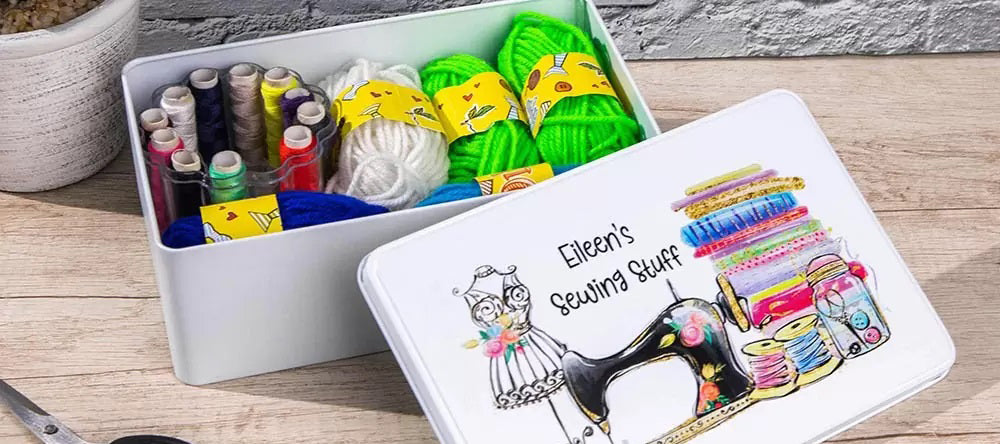 Personalised Sewing Storage Box – The Perfect Gift for Creative Sewers!
