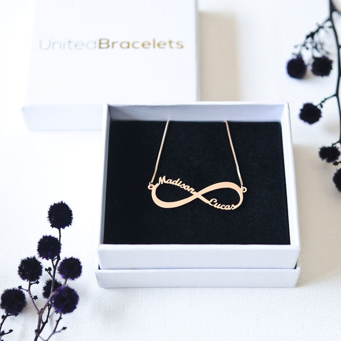 Personalised Infinity Jewellery - Necklaces, Bracelets &amp; Rings