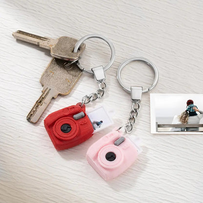 Mini Camera Photo Keychain