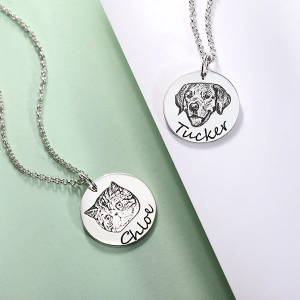Personalised Pet Disc Necklace