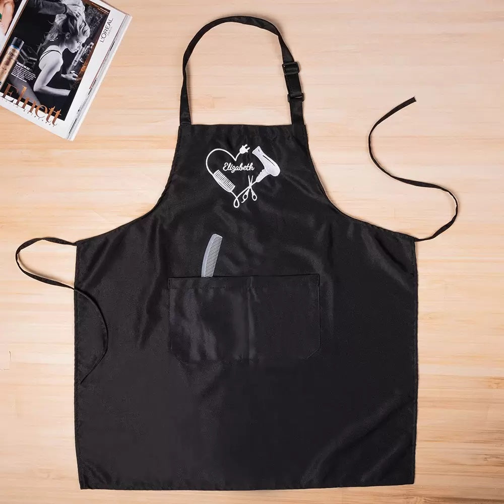Personalised Embroidered Hairstylist Apron