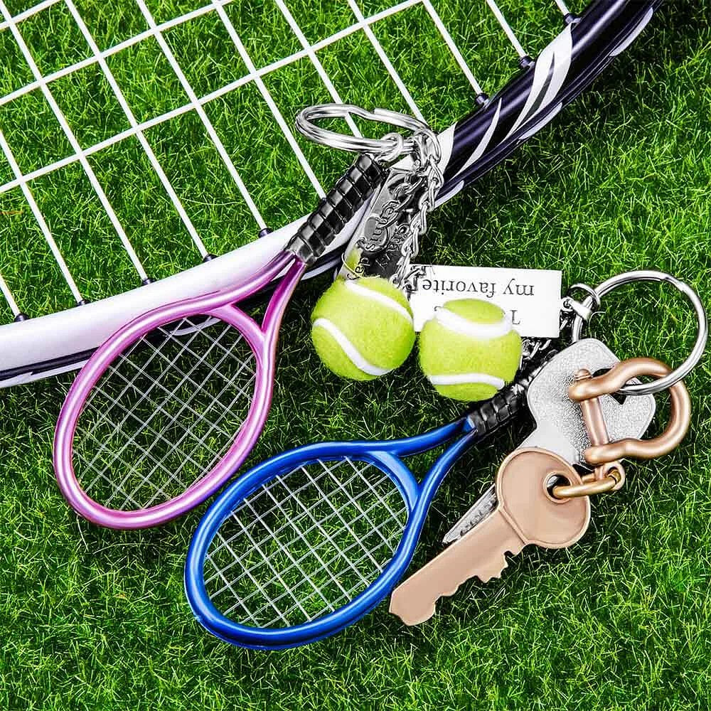 Personalised Tennis Keyring