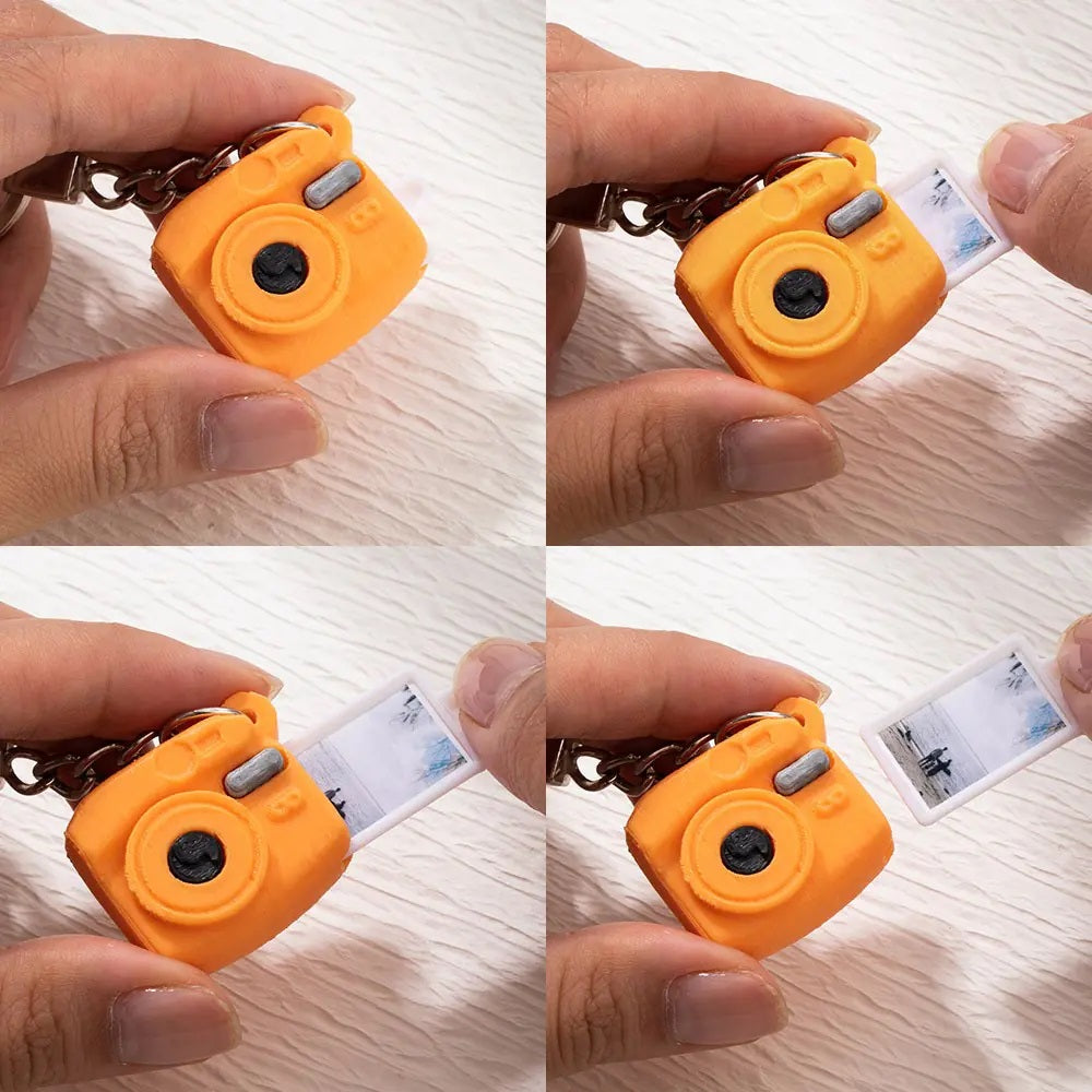 Mini Camera Photo Keychain
