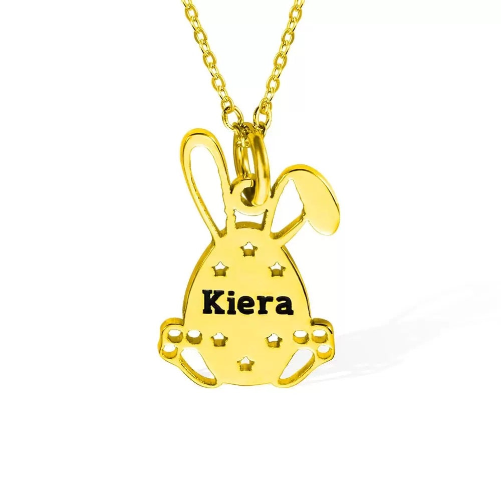 Easter Bunny Egg Necklace