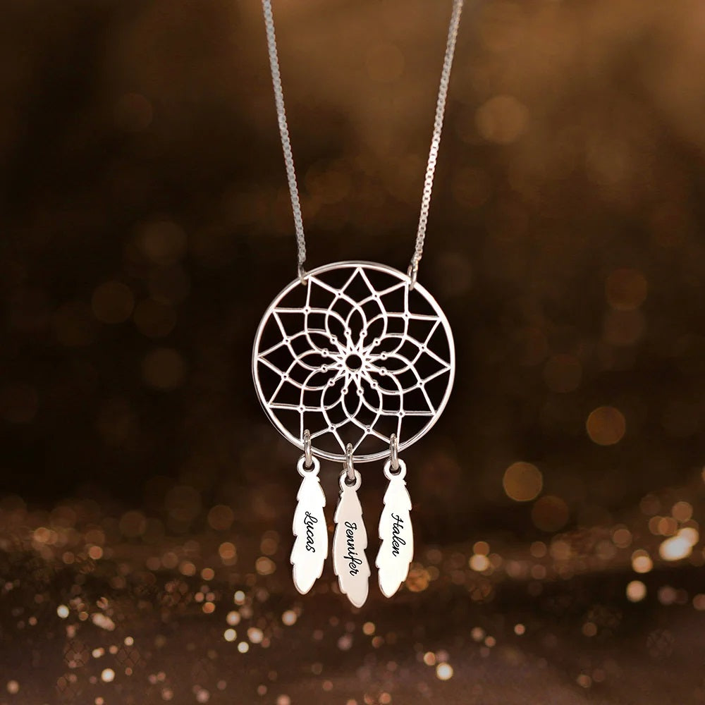 Personalised Dream Catcher Necklace