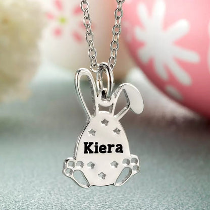 Easter Bunny Egg Necklace