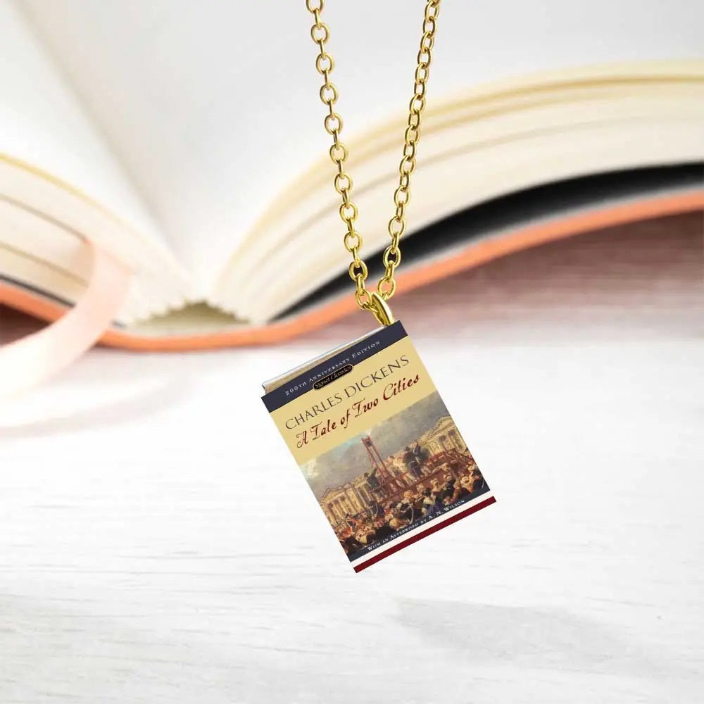 Custom Miniature Book Necklace