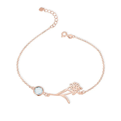 Custom Birth Flower Bracelet/Anklet
