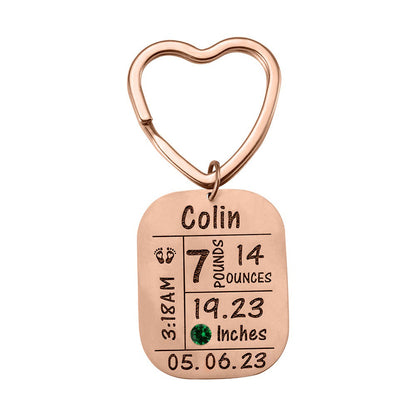 New Life Baby Arrival Keychain