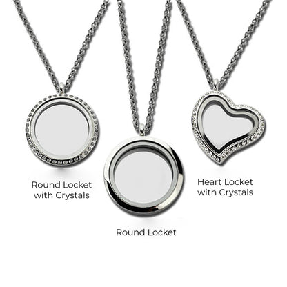 Personalised Dream Locket With Hearts