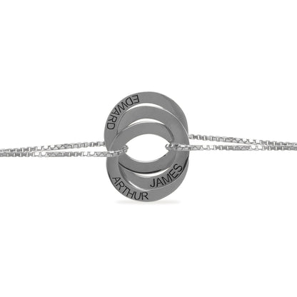 Interlinked Russian Ring Bracelet