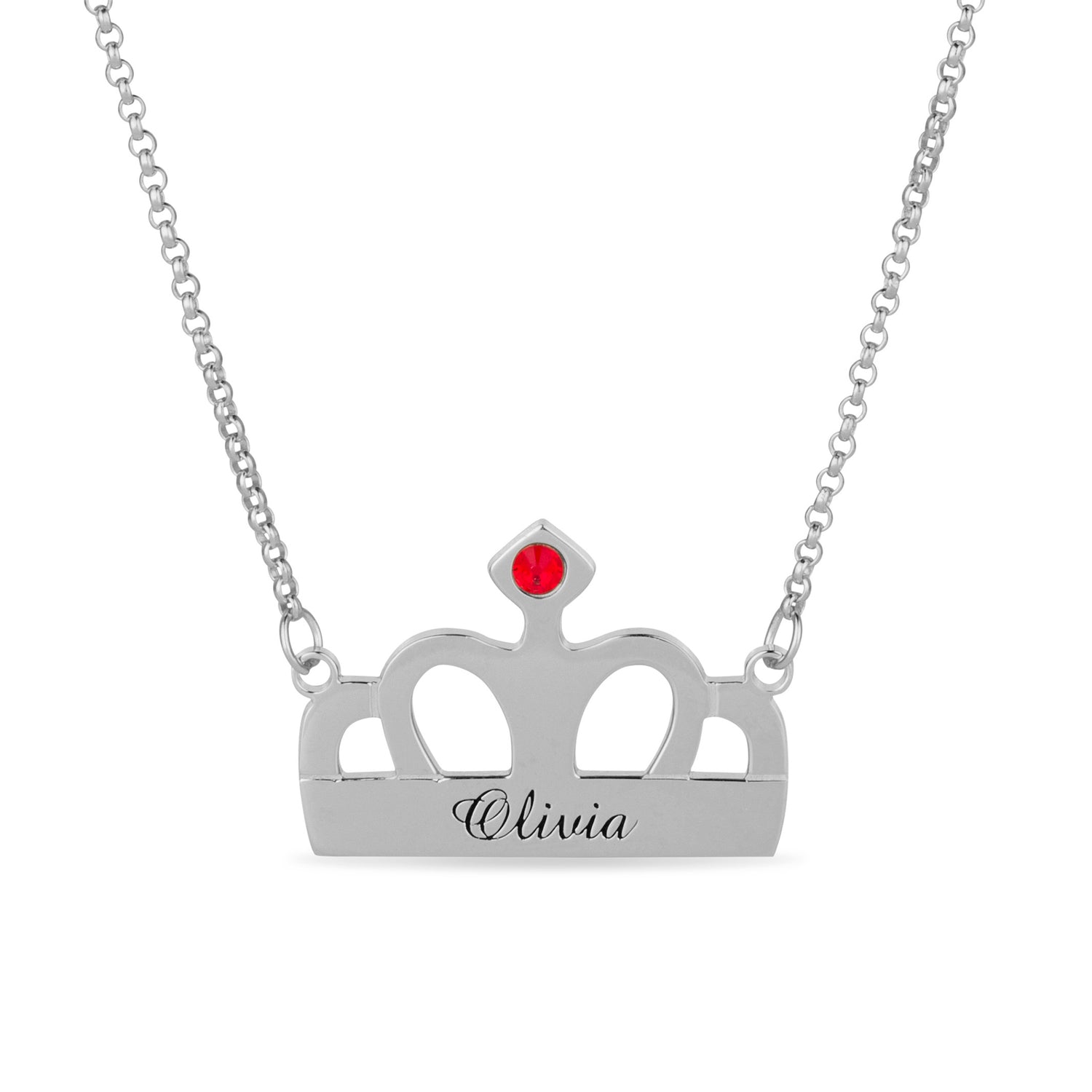 Personalised Crown Necklace
