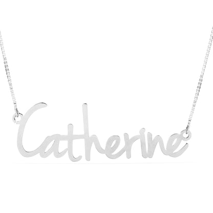 Script Style Name Necklace