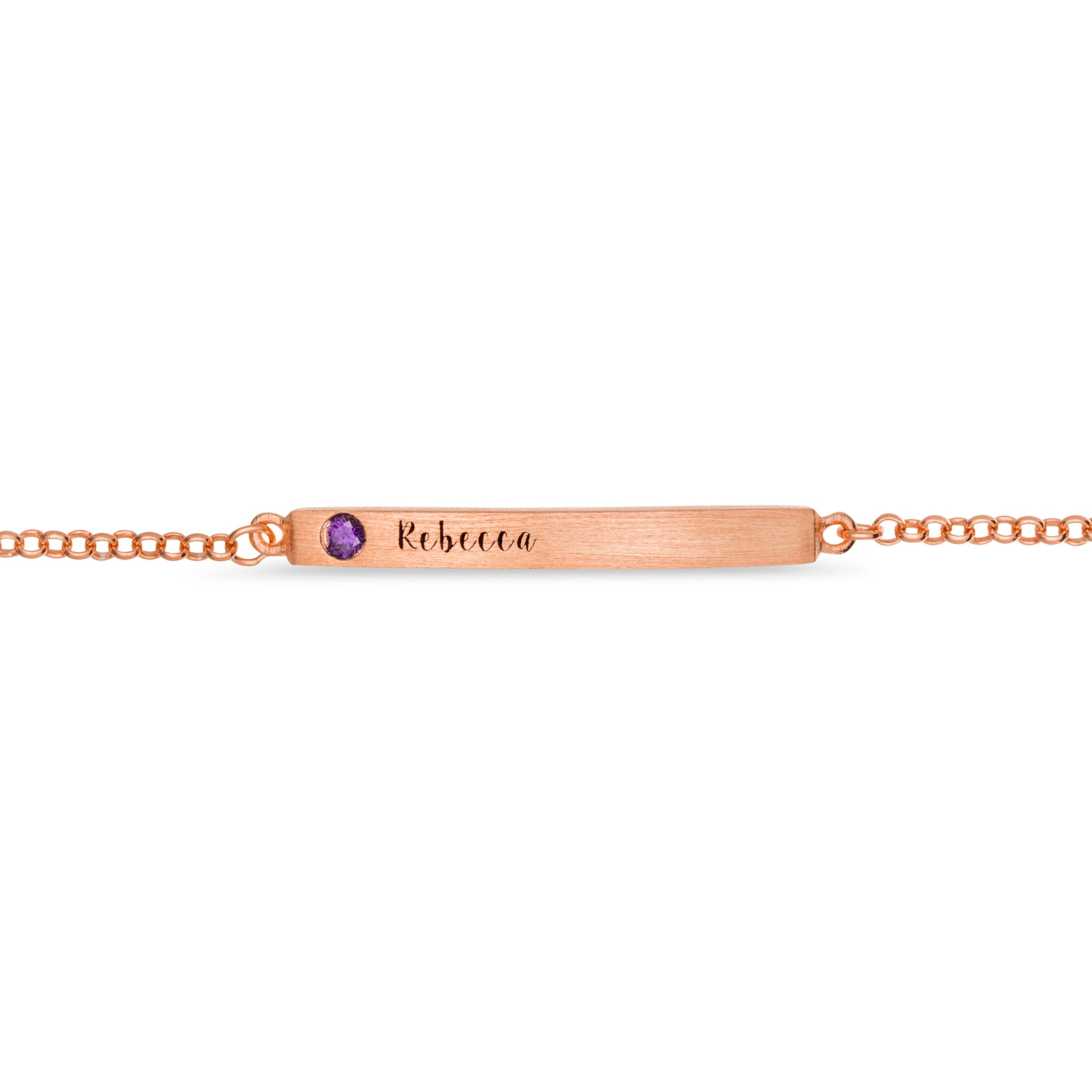 Personalised Solid Bar Bracelet