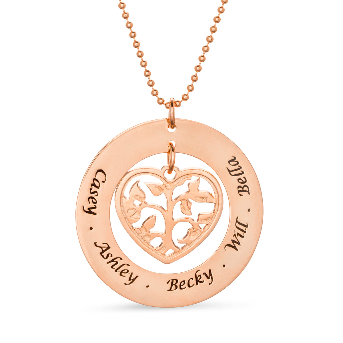 Circle Of Love Family Tree Necklace