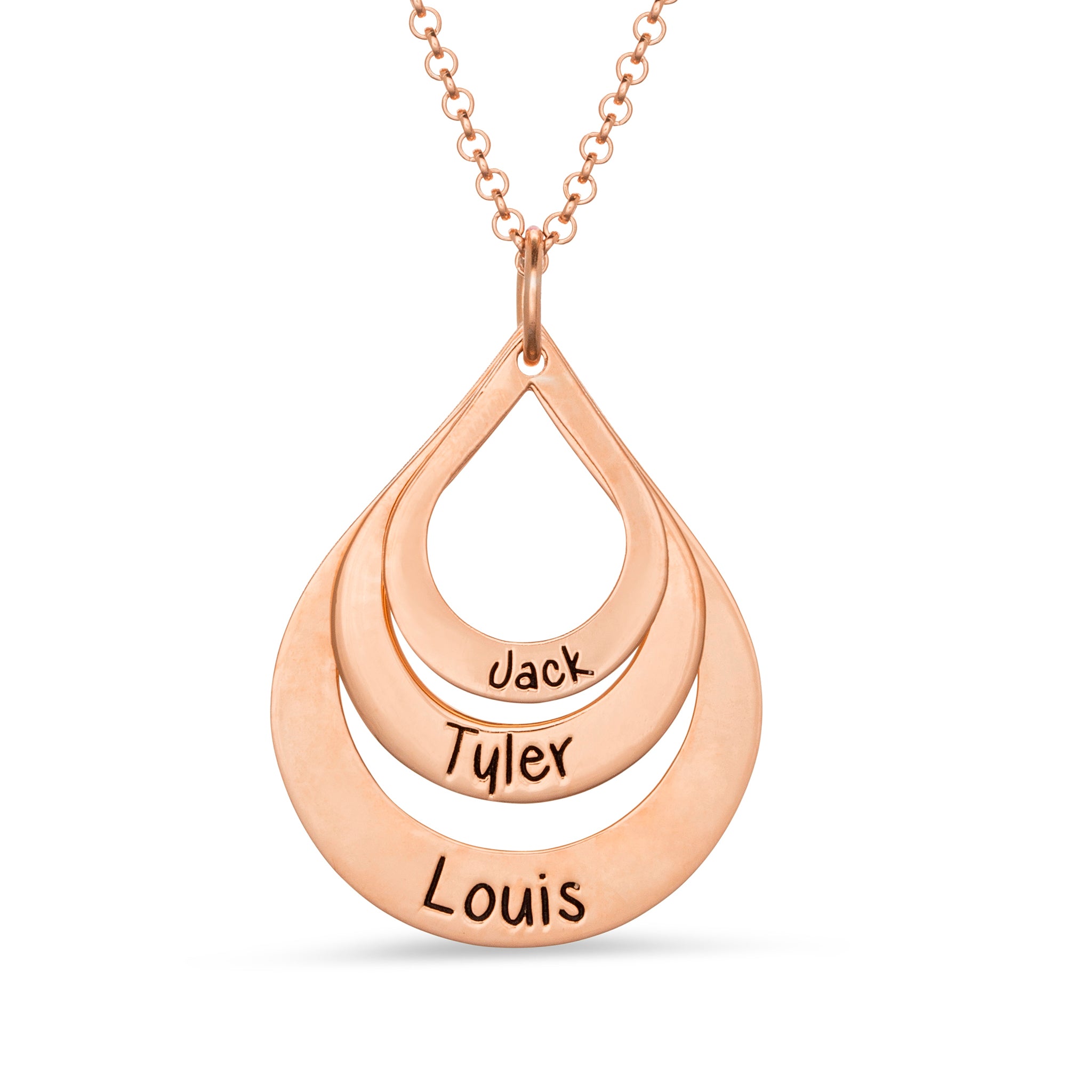 Drops Of Love Name Necklace
