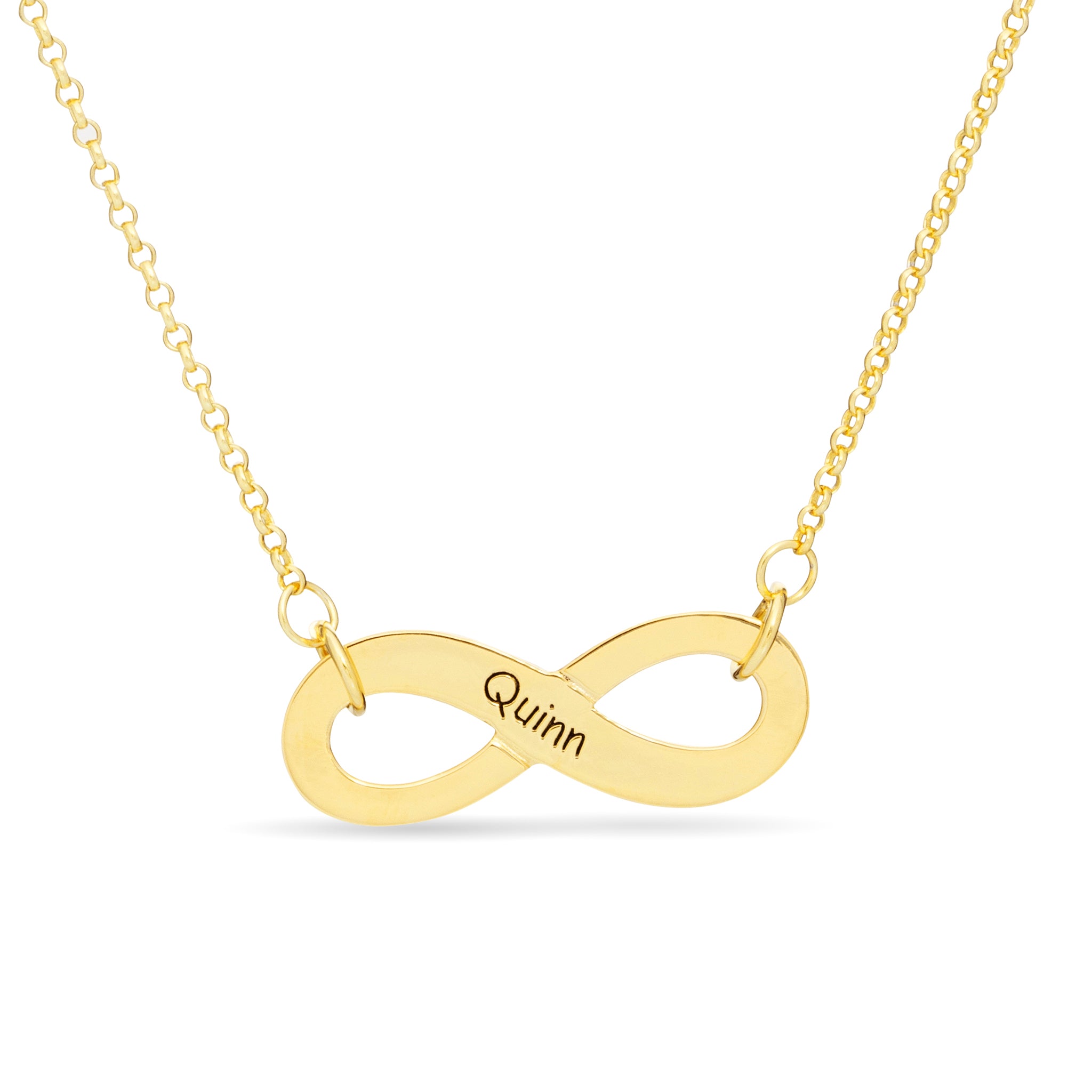 Engraved Infinity Name Necklace