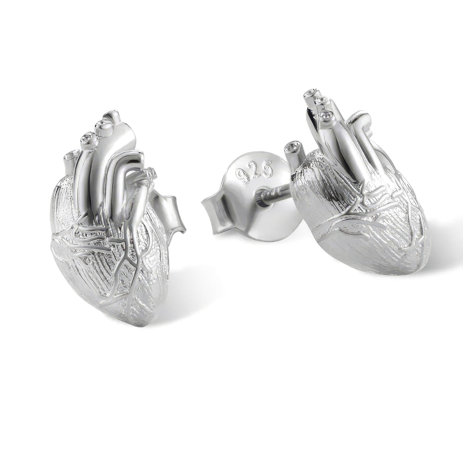 Anatomical Heart Stud Earrings - United Bracelets