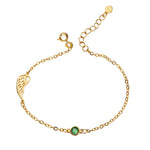 Angel Wing Birthstone Bracelet - United Bracelets