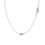 Angel Wing Birthstone Necklace - United Bracelets