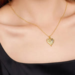 Angel Wing Birthstone Pendant Necklace - United Bracelets