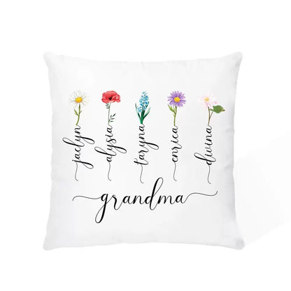 Birth Flower Cushion - United Bracelets