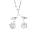 Birth Flower Ring Holder Necklace - United Bracelets