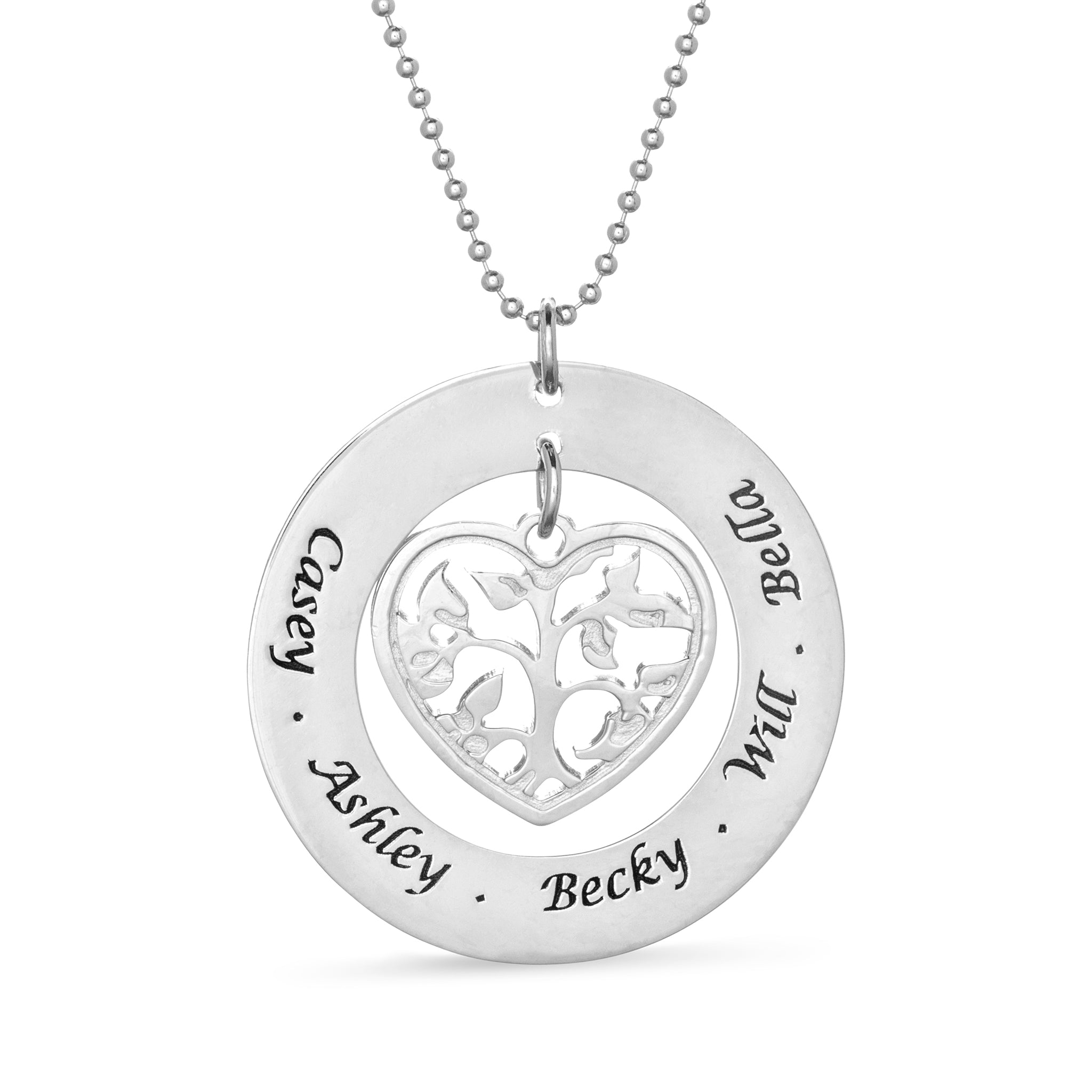 Circle Of Love Family Tree Necklace - United Bracelets