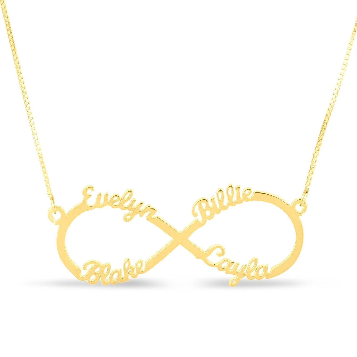 Classic Infinity Name Necklace - United Bracelets