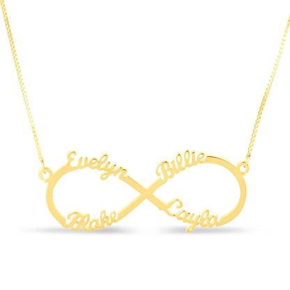 Classic Infinity Name Necklace - United Bracelets