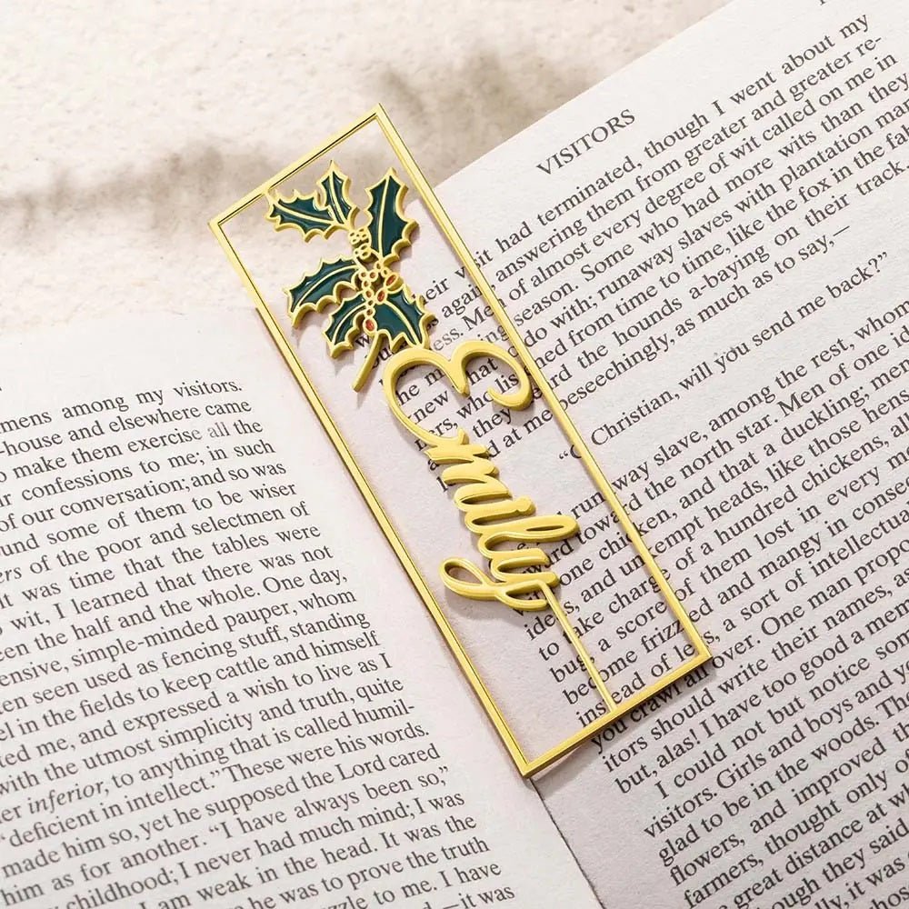 Custom Birth Flower Bookmark - United Bracelets