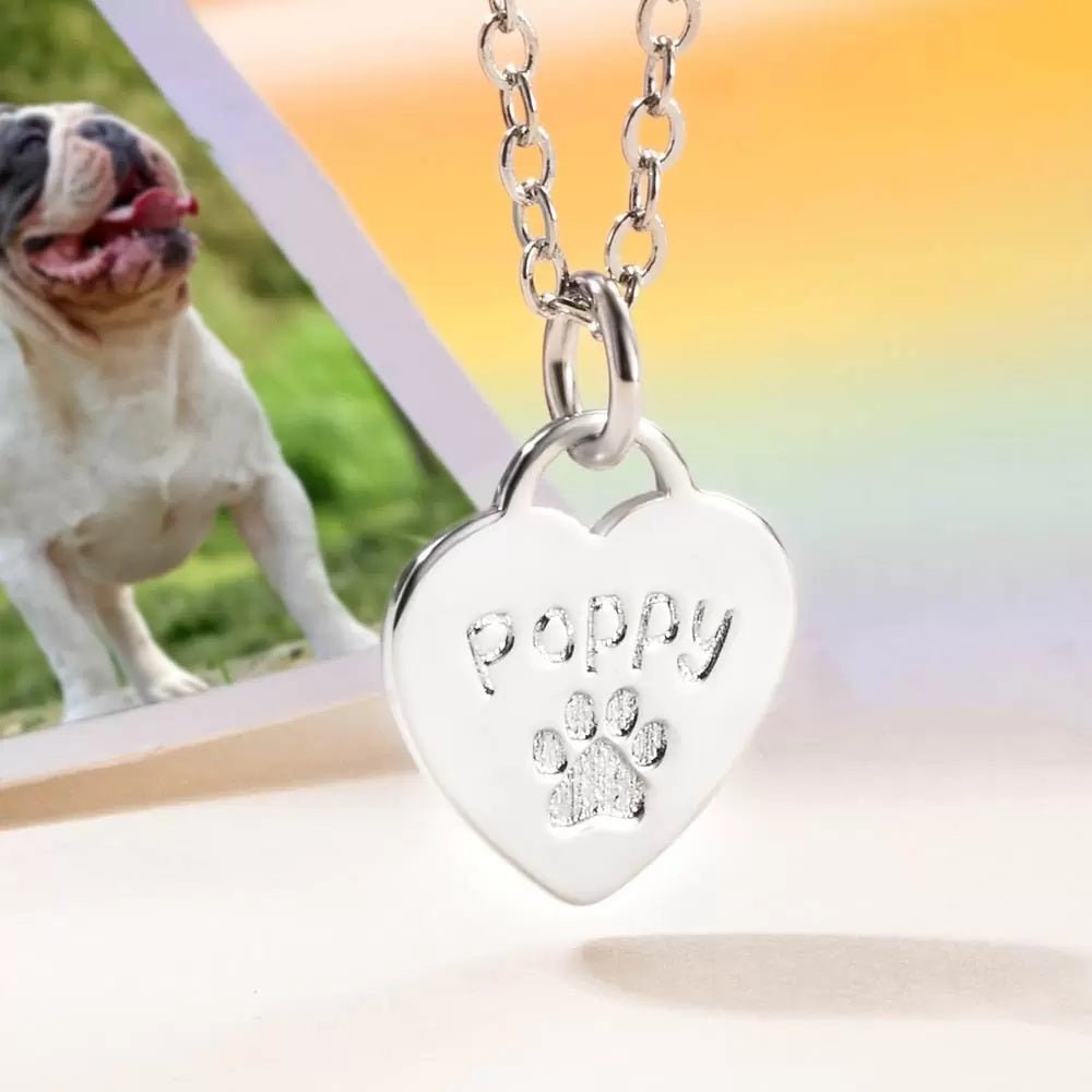 Custom Paw Print Necklace - United Bracelets