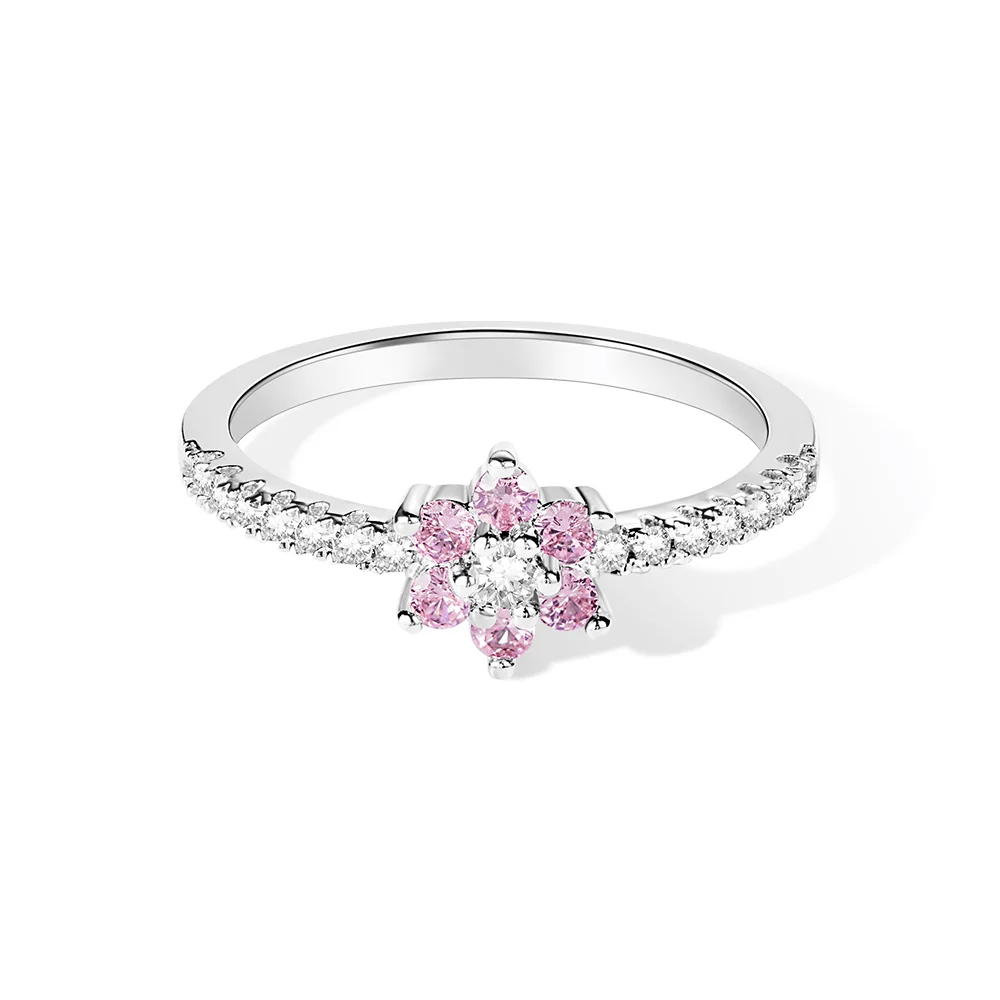 Dainty Birthstone Flower Ring - United Bracelets