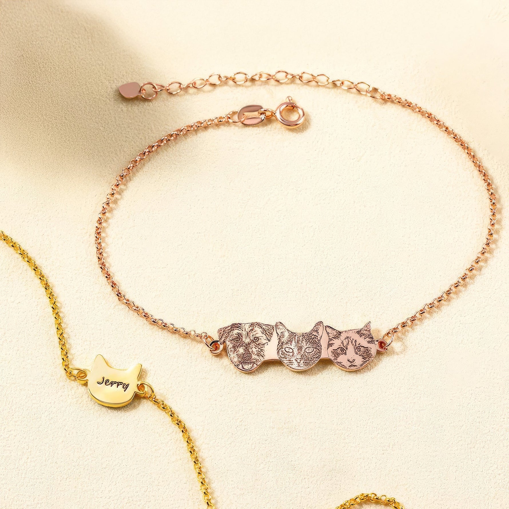 Engraved Pet Portrait Bracelet - United Bracelets