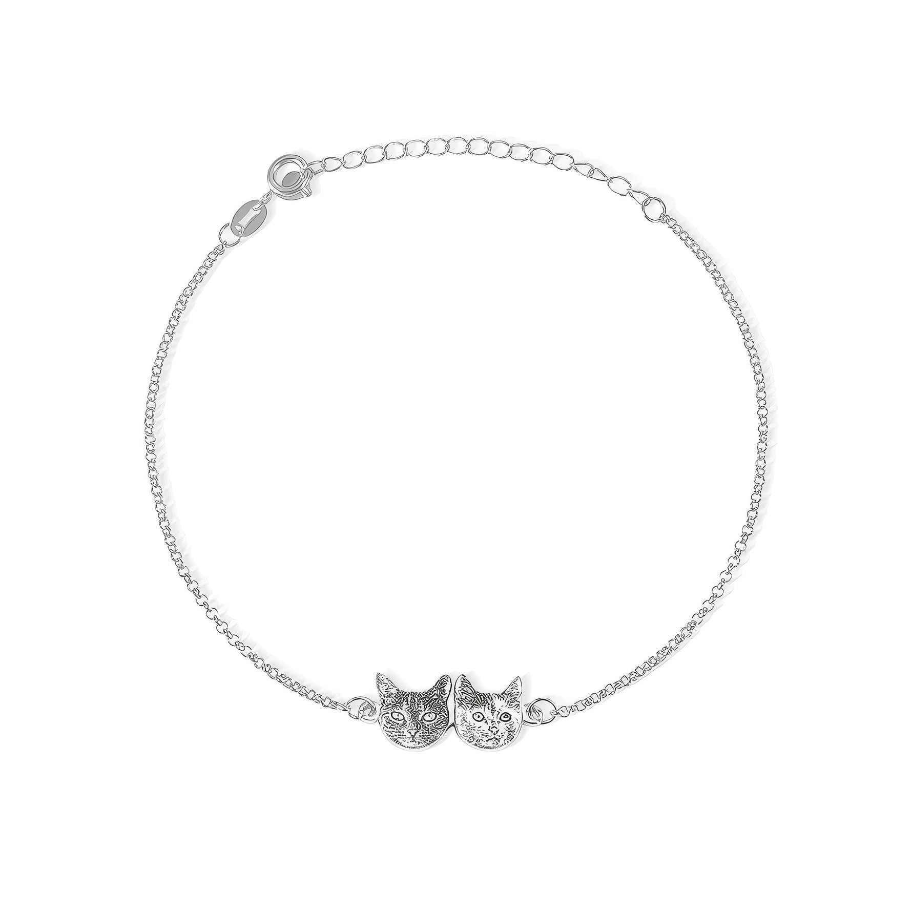 Engraved Pet Portrait Bracelet - United Bracelets
