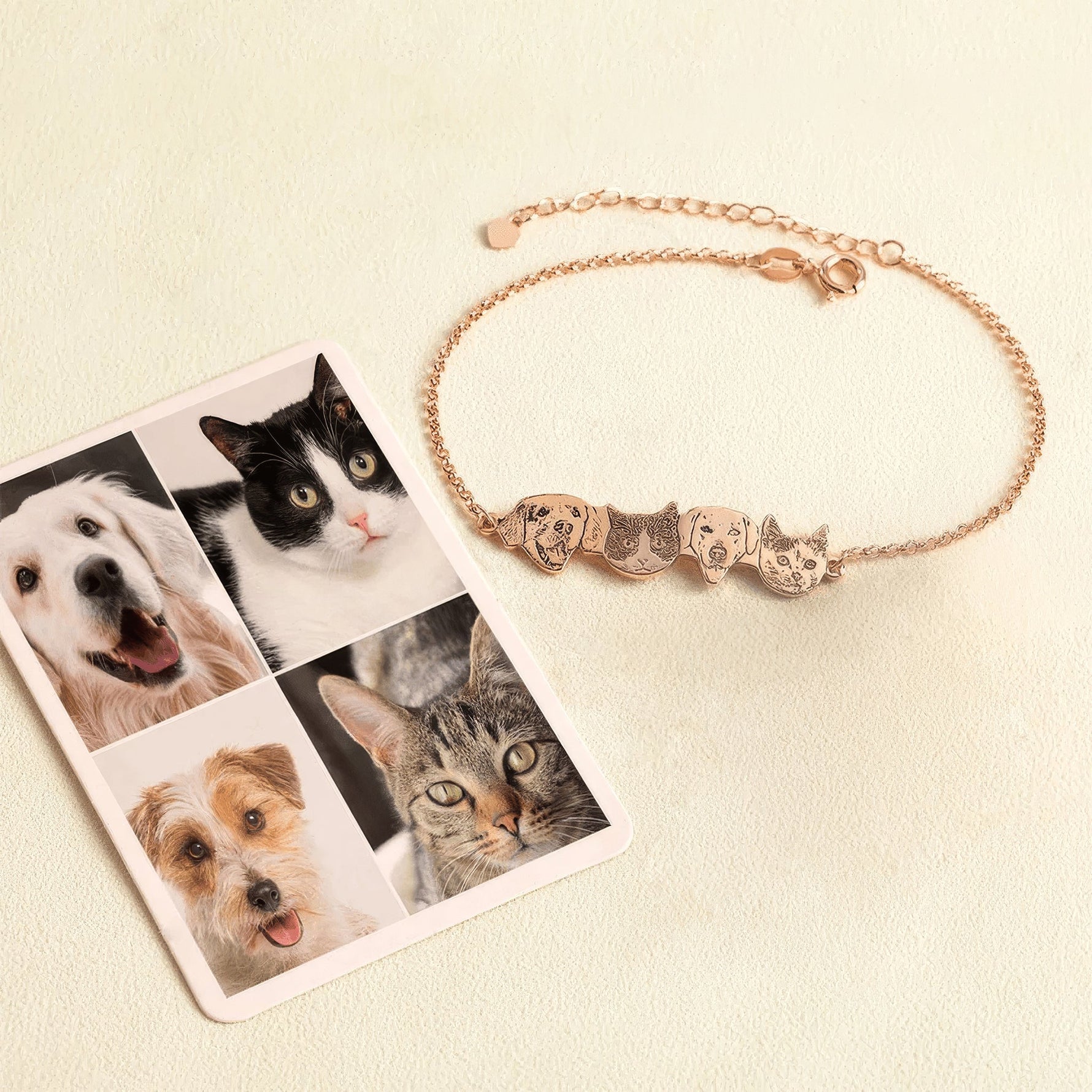 Engraved Pet Portrait Bracelet - United Bracelets