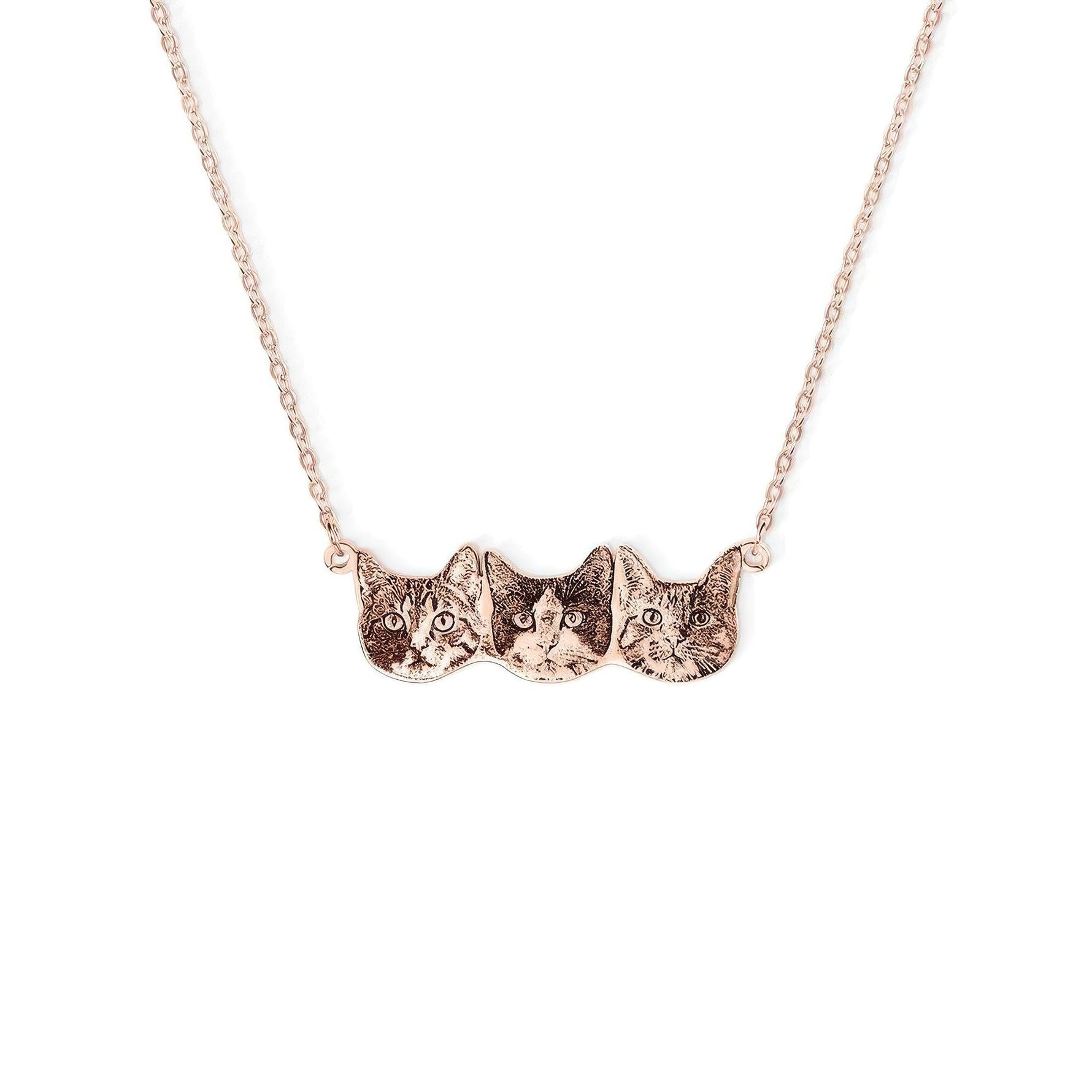 Engraved Pet Portrait Necklace - United Bracelets