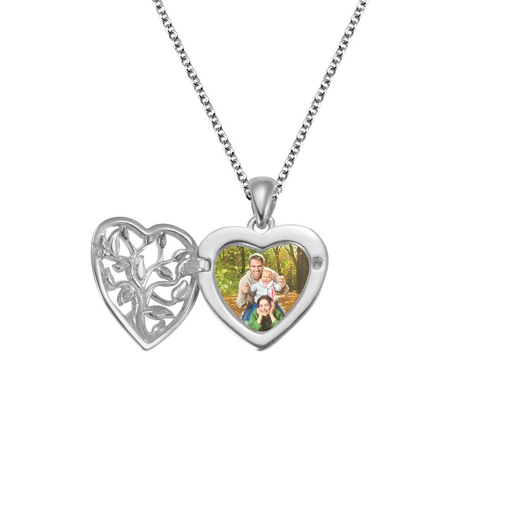 Family Tree Heart Photo Locket - United Bracelets