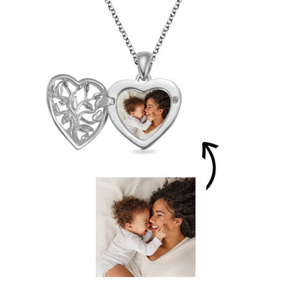 Family Tree Heart Photo Locket - United Bracelets