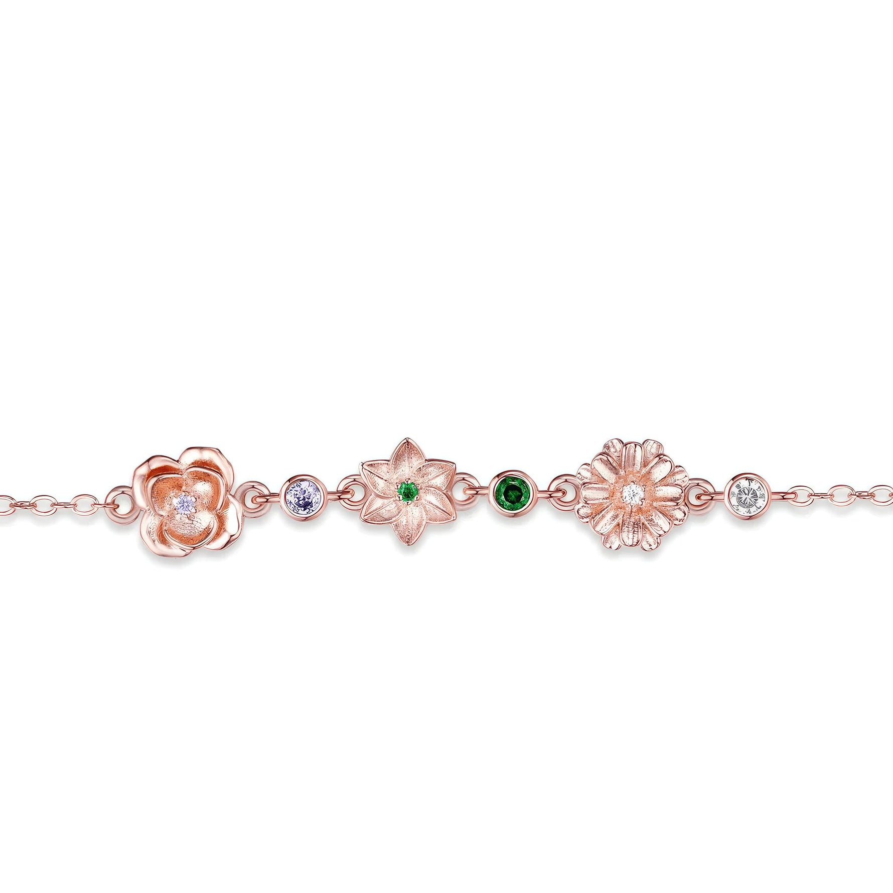 Flower Birthstone Bracelet - United Bracelets