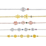 Flower Birthstone Bracelet - United Bracelets