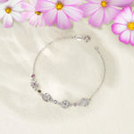 Flower Birthstone Bracelet - United Bracelets