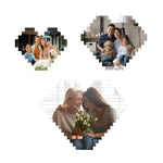 Heart Shaped Photo Brick Puzzle - United Bracelets