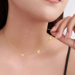 Heart Station Name Necklace - United Bracelets