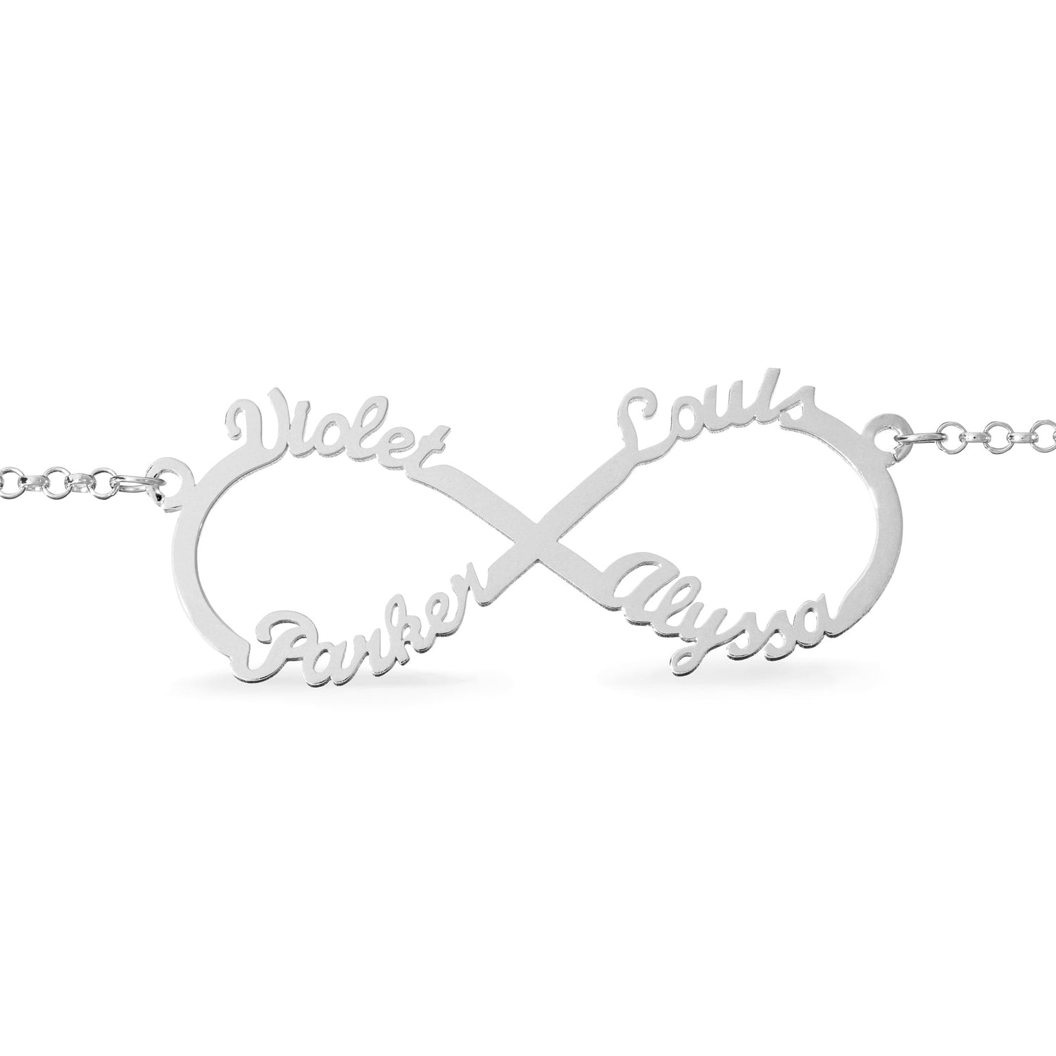 Infinity Name Bracelet - 1 to 4 Names - United Bracelets