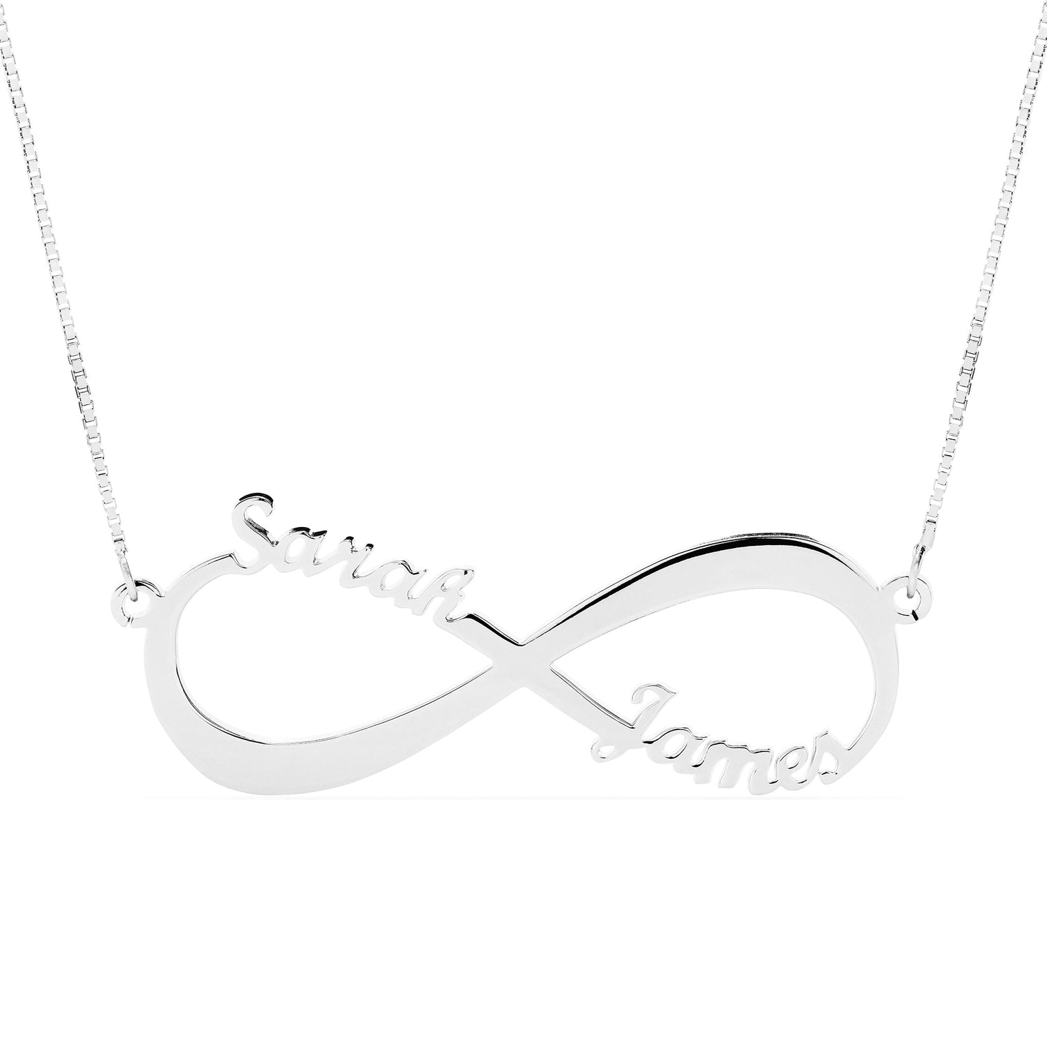 Infinity Name Necklace - 2 Names - United Bracelets