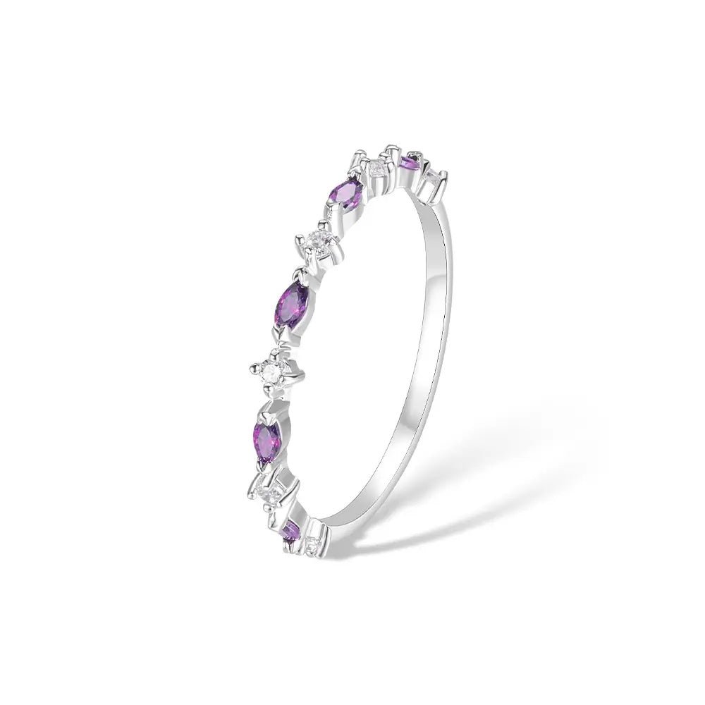 Marquise Shaped Birthstone Ring - United Bracelets